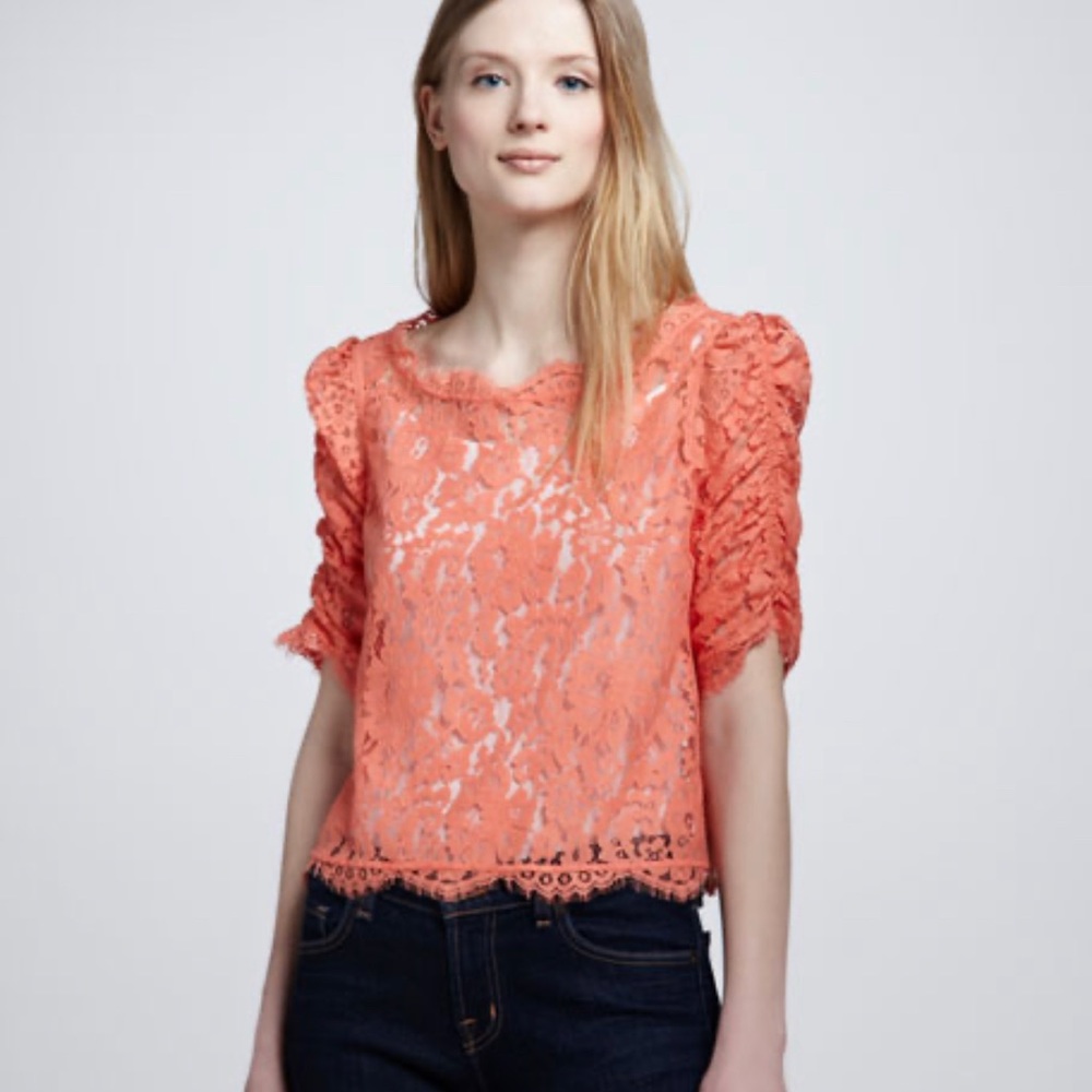Joie Fanny Lace Blouse